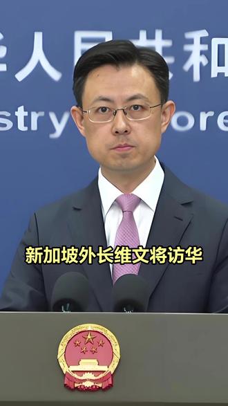 新加坡外长维文将访华 #新加坡外长维文将访华(央视新闻)