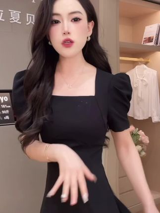 #显瘦连衣裙 #潮流时尚穿搭