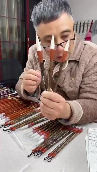 写字再也不愁!灵活聚锋毛笔,一笔到底流畅自如!