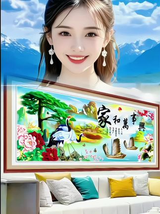 #装饰画#客厅装饰画#挂画#壁画背景墙#墙面装饰@DOU+小助手