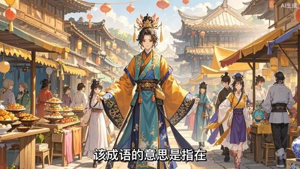 《招摇过市》#上热门🔥 #成语#成语接龙 #成语积累 #成语故事