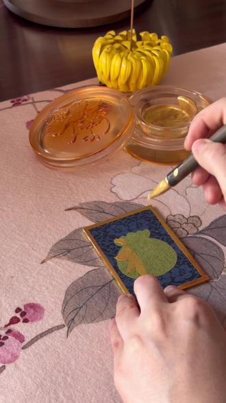 超适合摆玄关的五福临门相框#传统文化手工制作 #创作者中心 #创作灵感 #晒出你写的书法 #书法文创