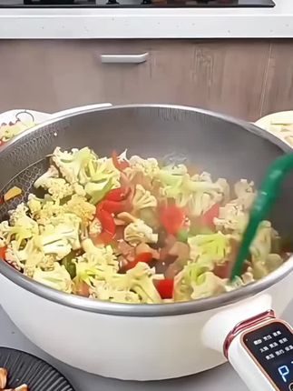 #爆款热卖中 电炒锅炒菜蒸煮一体电煮锅火锅专用锅家用宿舍电锅4-6人2-3不粘锅#好东西一起分享 #好用不贵经济实惠