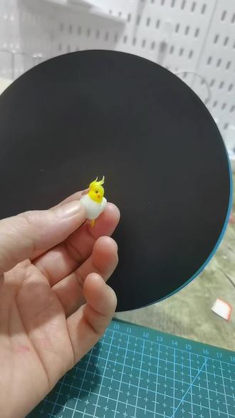 粘土玄凤鹦鹉#粘土手工 #玄凤鹦鹉