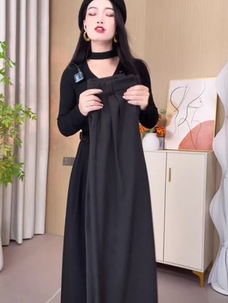 【冬款毛呢】双面毛呢高腰阔腿拖地裤加厚秋冬款2025(送皮带)#小个子穿搭 #高级感穿搭 #强烈推荐 #显瘦遮肉 #气质穿搭