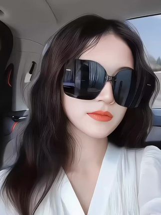 2025新款女士方形大框墨镜!韩版潮款显脸小,素颜戴超提气,还能防紫外线,网红博主都在戴!#2025新款太阳镜 #女士方形墨镜 #韩版网红墨镜 #素颜神器眼镜 #防紫外线太阳镜