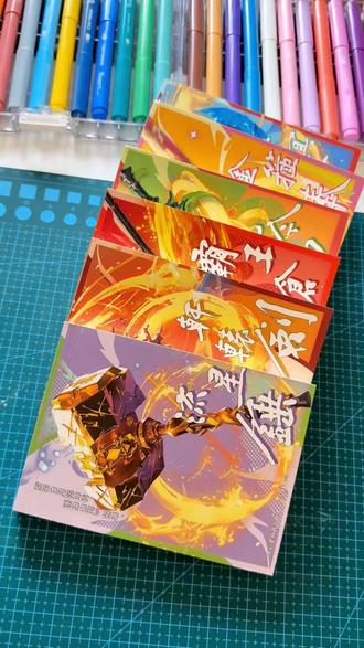 火柴人涂色描摹手翻画 #手翻画#火柴人手翻画 #火柴人