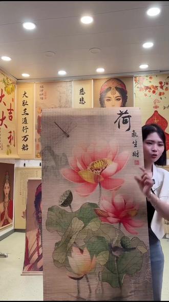 天然楠竹做的装饰画!挂客厅也太有禅意了吧?