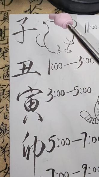 十二生肖
十二时辰 #晒出你的原创书法作品 #瘦金体 #创作者扶持计划 #弘扬和传承民俗文化 #有趣的知识又增长了