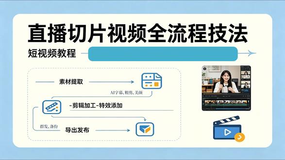 【切片视频教程-11】视频多平台群发 学院2026年直播切片视频的全流程剪辑技法培训视频第11集,本节讲述利用蚁小二群控软件在3个平台群发视频的制作方法和注意事项。
#视频剪辑 #切片视频 #直播切片 #剪辑培训 #新媒体技术