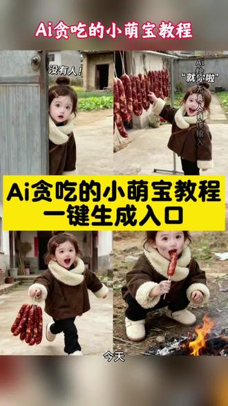贪吃的小萌宝特效教程 可爱萌娃特效拍同款 偷吃火腿肠的视频 ai贪吃的小萌宝特效 萌娃偷吃香肠 偷东西搞笑特效 萌娃偷吃搞笑视频 萌宝小吃货搞笑视频 儿童抖音拍同款 萌娃偷东西趣事 可爱萌娃视频推荐 ai偷东西的视频#即梦ai #ai贪吃的小萌宝 #烤腊肠 #可爱萌娃 #ai萌娃写真