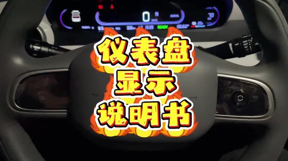 吉利熊猫mini仪表盘说明书!#吉利熊猫#吉利熊猫mini #真实用车感受 #创作者中心 #创作灵感