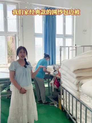 优质新疆棉花填充制作的棉花被,可盖可垫可定制尺寸好品质#家居好物 #专业生产厂家 #工厂实拍视频