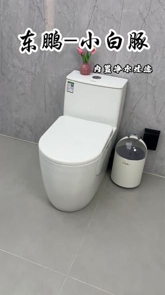 东鹏新款小白豚马桶,34个出水孔360度雨幕冲刷,缓降盖板,人体工学座圈!#马桶 #东鹏小白豚马桶 #马桶推荐 #家装卫浴 #卫浴洁具