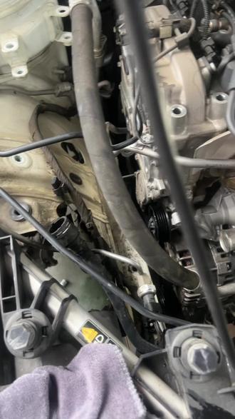 奔驰GLA更换水泵拆装教程太简单