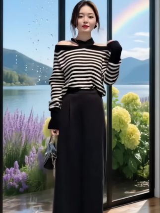 #秋季不露腿穿搭 #当普通人找到自己的穿搭风格后 #小个子初秋显瘦穿搭 #秋冬穿搭新鲜感在线 #套装