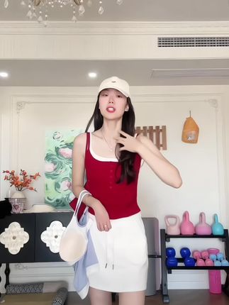 #高级感穿搭 #运动背心#健身穿搭 #运动女孩 #时尚穿搭