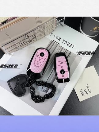 #奔驰钥匙套 奔驰E300L钥匙套新C260L车C200L/GLC300L/E260L/GLC260L/EQE女CLE#奔驰e300l #奔驰c260l #奔驰glc300l #奔驰glc260l