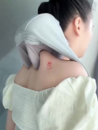 【官方推荐】无线颈椎按摩器揉捏脖子斜方肌热敷多功能肩颈按摩仪  #按摩仪 #颈椎按摩 #肩颈按摩仪