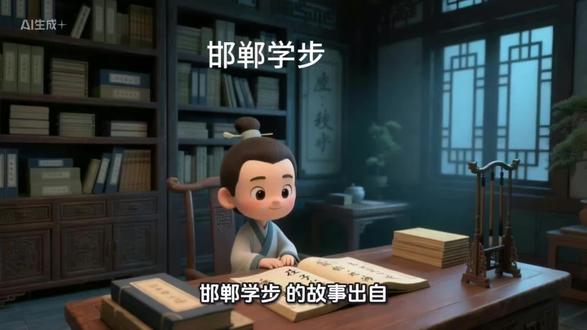 今日分享:邯郸学步的故事#早教启蒙动画片推荐 #小朋友爱看的 #动画经典故事 #科普动画学习