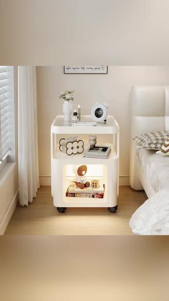 家用多功能小边几,可移动床边桌,颜值高又能装#茶几 #边几 #床头柜 #好物推荐🔥 #家居好物
