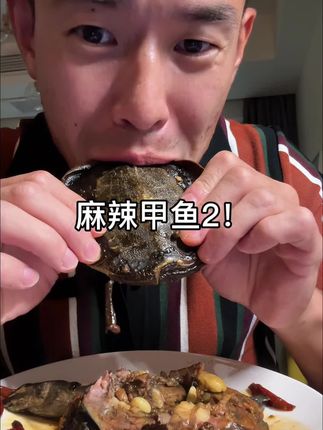 眼里都是对麻辣甲鱼的热爱! #美食 #太好吃了 #你知道吗 #麻辣甲鱼 #美食测评