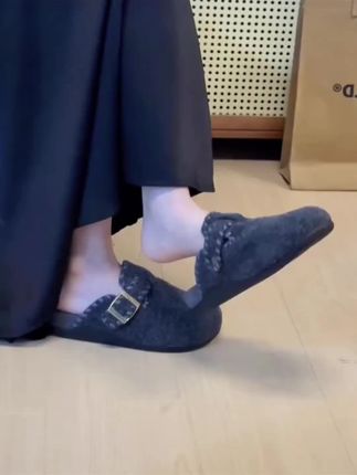 秋冬怎么能少得了一双毛呢勃肯鞋呢!#女鞋推荐 #软底软面穿上超舒服 #一脚蹬 #勃肯鞋 #脚宽脚胖都可以