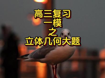 高三一模复习之立体几何大题#高中数学 #高考 #高考数学 #高考生 #线上教学