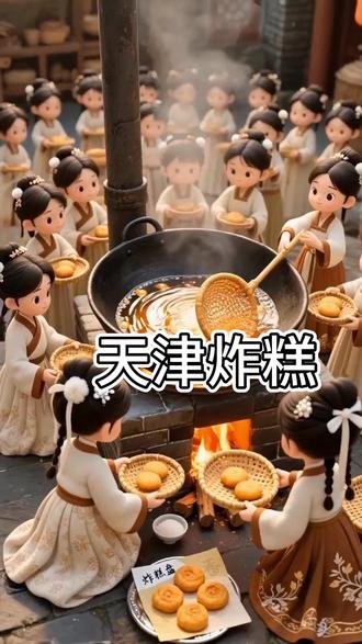 小萌厨今日菜品已送达~
看这群踮着脚尖的小萌厨们,正围着一口滋滋冒油的小锅转呢!金黄的面团在手里揉得圆滚滚,裹上甜甜的豆沙馅,“扑通”跳进热油里,不一会儿就鼓成了胖乎乎的小元宝,外皮脆得能听见咔嚓响~
今天这道天津炸糕可有来头啦!据说早在清末民初,天津的小摊上就飘着这香味儿,讲究“皮酥、馅细、糖足、色艳”,老少爷们儿路过都得买俩垫垫肚子。尤其刚出锅时,咬一口烫得直呼气,甜糯的馅混着焦香的皮,那叫一个解馋,多少天津人就好这口烟火气~
小萌厨们把炸好的糕摆得整整齐齐,是不是看着就流口水啦?喜欢的话赶紧点赞关注,下次带你们看小萌厨做更多好吃的~你们小时候最爱吃#3D国漫Q版的街头小吃是啥?评论区聊聊呀~##国漫美食 ##治愈系动画 #动漫美食 ###原创动画 #原创动画短片