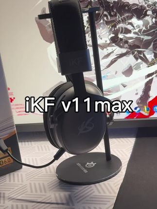 iKF v11max耳机来了 (roll)这次主要是是功能上的升级和声音调节的更好了#ikf #ikf电竞耳机 #ikfv11max #游戏耳机 #无畏契约