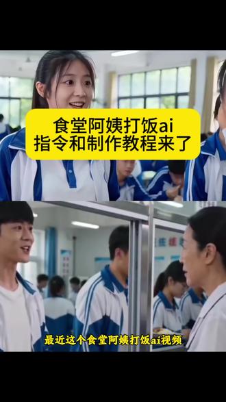食堂阿姨打饭 ai制作教程来了 食堂阿姨打饭 ai 怎样制作 食堂阿姨打饭 ai 制作方法来了 食堂阿姨打饭视频 ai 制作入口 食堂阿姨打饭视频 ai 指令 食堂阿姨打饭视频怎样制作 食堂阿姨打饭 ai 视频生成入口#食堂阿姨打饭 #食堂阿姨打饭ai #还有这种操作 #AI分身戏精大赛 #我的AI分身杀疯了