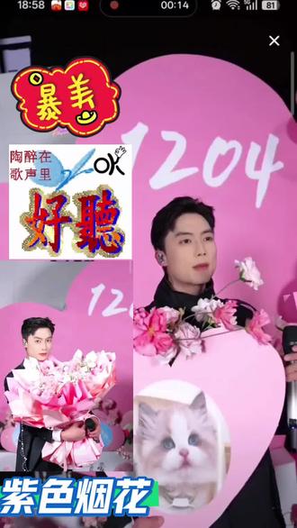 #昊文 《紫色烟花》#好听 爱就像烟花一样灿烂🎆🎆🌹🌹@昊文🍊星城 @昊文生活号🍊 #昊文星城的圈子 #好听的音乐总是触动人的心灵