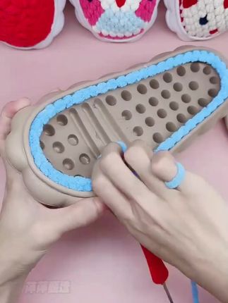 五送一!3.3两冰条线粗毛线,手工diy必备,还送教程! #编织围巾 #手工diy材料 #送编织教程 #送教程毛线 #勾钩拖鞋