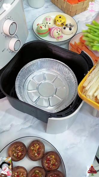 烤乐仕锡纸盘空气炸锅专用一次性铝箔烧烤盘加厚底托耐高温烘烤
#空气炸锅 #烤箱 #好物推荐 #锡纸盘 #厨房好物
