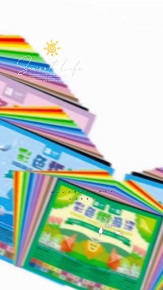 慧洋手工折纸DIY手工纸10—20色多色益智儿童玩具手工剪纸挑战孩子们动手又动脑👏👏