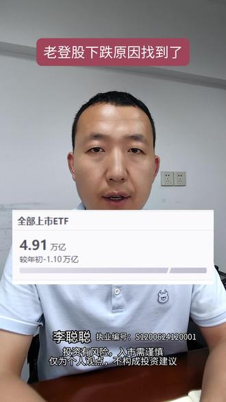 老登股下跌原因找到了#红利基金 #价值投资 #聪聪财经