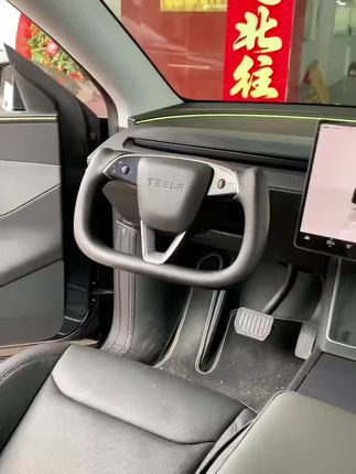 特斯拉焕新y方向盘 ,#焕新y#特斯拉焕新y#焕新y方向盘#换新y#yoke焕新y