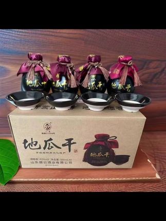 公鼐沂蒙地瓜干42度精品坛子酒4坛送4个碗市级非遗窖池42度500ml#好酒推荐#白酒推荐#送礼佳品#性价比好酒#爆款推荐
