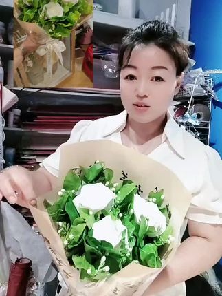 送君茉莉愿君莫离#实拍 #白玫瑰 #茉莉 #见面就带一束花吧 #花与生活