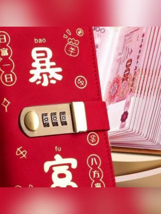 木森推荐 2025年大容量放钱存钱本暴富现金存钱本存钱夹钱册 #存钱本 #夹钱册 #放钱包 #好物分享 #强烈推荐