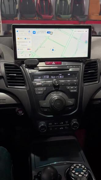 讴歌 RDX 12.3寸全景导航一体机完美上车,效果杠杠的#大屏导航安装 #360全景影像 #专车专用 #原车升级