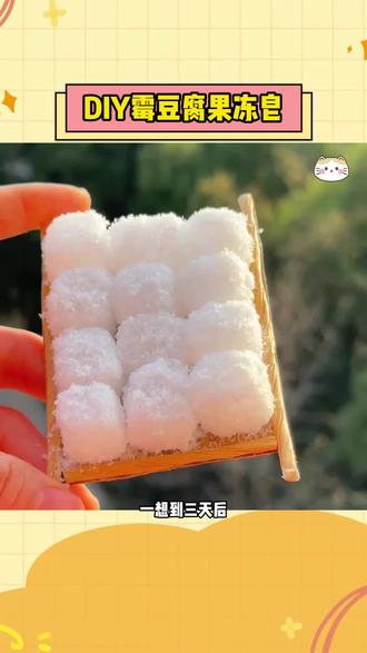 天呐!霉豆腐竟然也做出来玩具了,超仿真,捏起来很治愈,成品还可以用来洗手哦#益智玩具 #霉豆腐 #手工diy #食玩