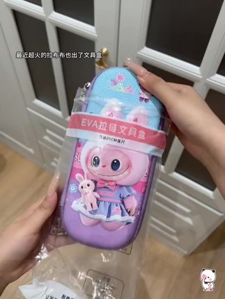 拉布布的文具盒这哪个小盆友能拒绝🤣#笔袋 #文具盒 #学生用品 #开学必备