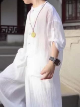 #男童套装#夏季套装#高品质童装 #套装两件套 #新中式套装