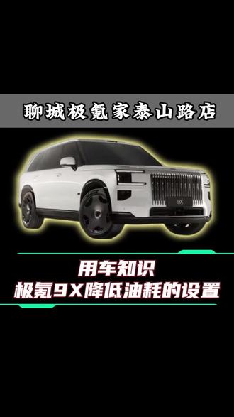 极氪9x降低油耗的设置#我的极氪式服务 #极氪MOT温度服务