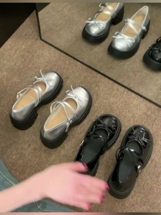贾不假凉鞋女款2025新款夏季绝美复古蝴蝶结配裙子韩系玛丽珍女鞋#女玛丽珍小皮鞋 #女玛丽珍单鞋 #女玛丽珍鞋 #女鞋子推荐 #女鞋子夏季