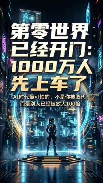 第零世界己经开门,1000万人先上车了 | Zero World Country
#第零世界#1000万人#Zero World Country#AI时代