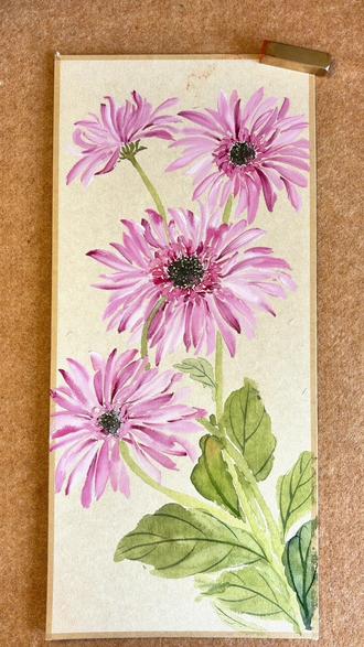 新手必看干货!一分钟教会你没骨非洲菊的画法
#没骨画 #零基础学画画 #国画教程 #青年创作者成长计划 #国画