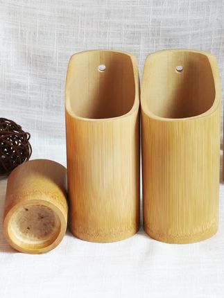 纯色楠竹筒收纳筒 打孔式过滤筷子筒 家用碗筷餐具竹制品厨房筷子筒#筷子 #好物推荐🔥 #家用好物 #竹筷 @DOU+小助手