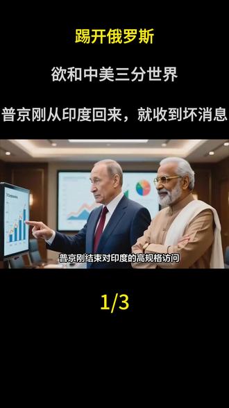 踢开俄罗斯,欲和中美三分世界?普京刚从印度回来,就收到坏消息#国际局势#军事科普#军事科技#军事爱好者#大国重器